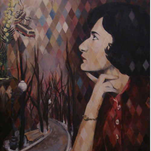 Aniyta, 24X30in, acrylic on canvas, 2009
