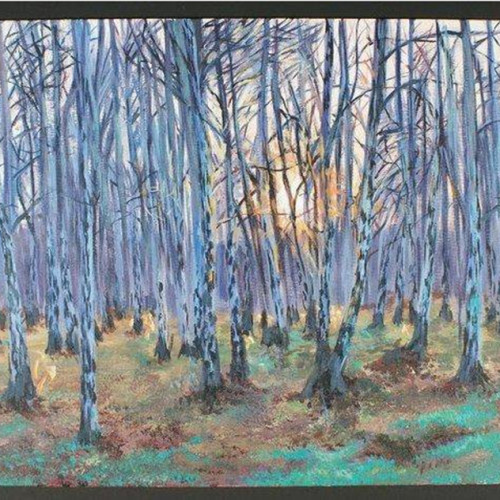 Sunlight in forest, acrylic on canvas, 2008