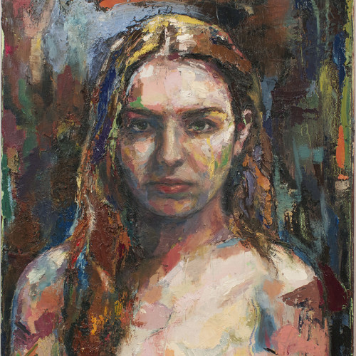 Self portrait, 20X24in, oil on canvas, 2010