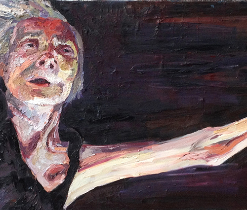 let me go, 3.5X1.5ft, oil on canvas, 2014